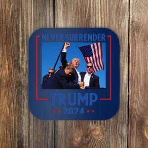 Trump Speech Fist In The Air Pennsylvania Trump 2024 Coaster