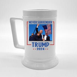 Trump Speech Fist In The Air Pennsylvania Trump 2024 Beer Stein