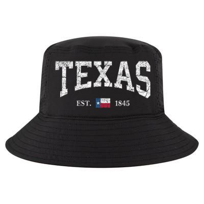 Texas State Flag Distressed Cool Comfort Performance Bucket Hat