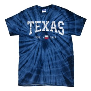 Texas State Flag Distressed Tie-Dye T-Shirt