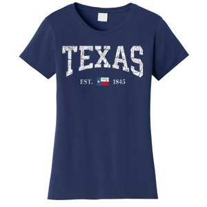 Texas State Flag Distressed Women's T-Shirt