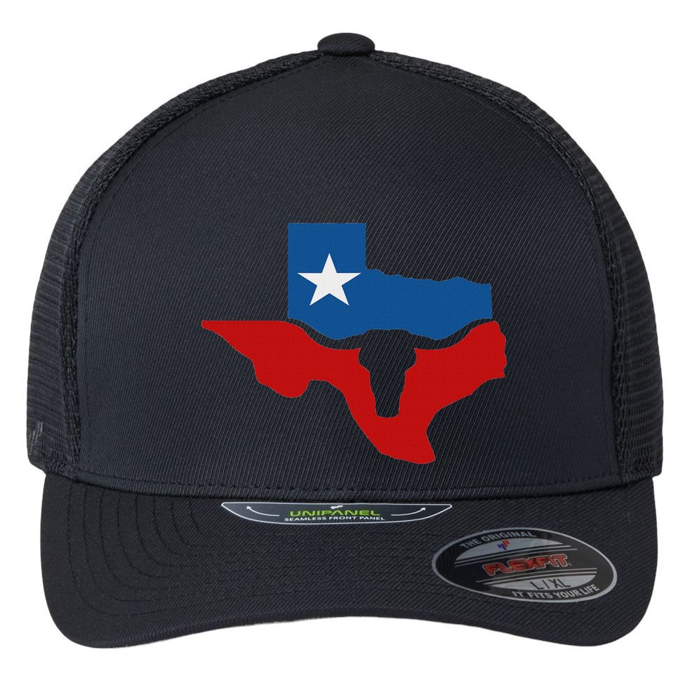 Texas State Flag Flexfit Unipanel Trucker Cap
