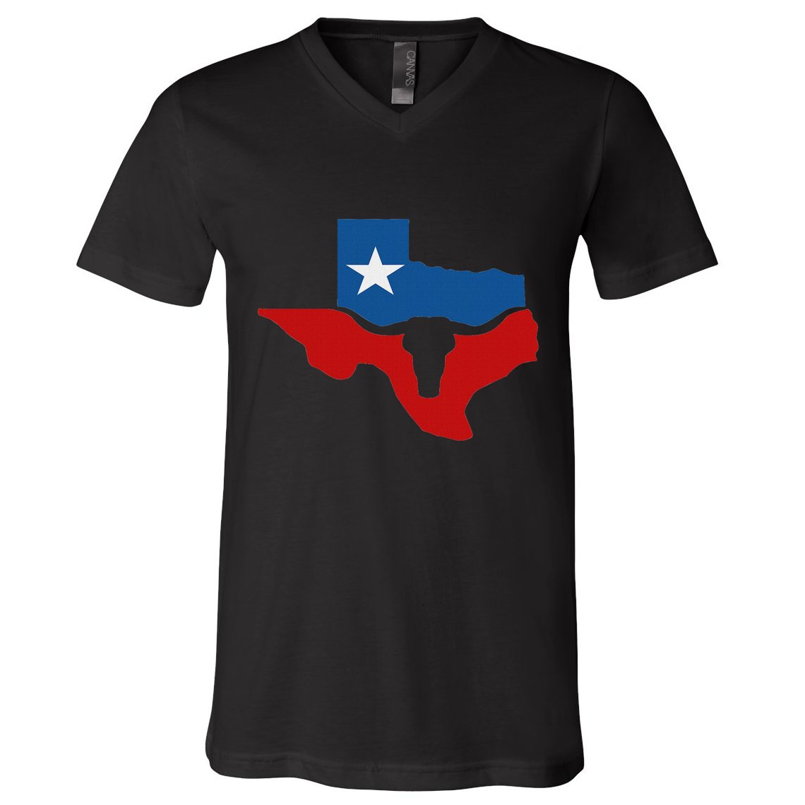 Texas State Flag V-Neck T-Shirt
