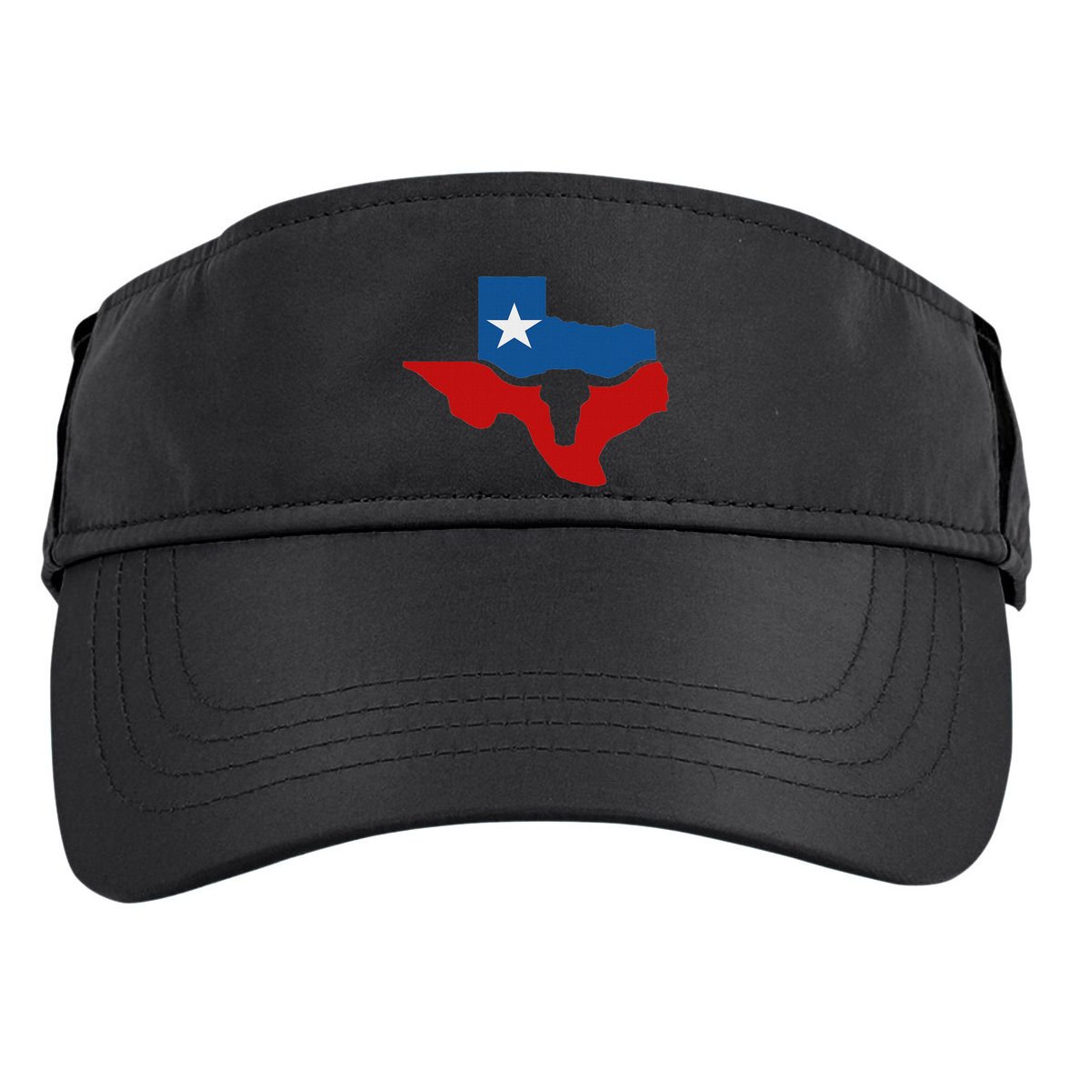 Texas State Flag Adult Drive Performance Visor