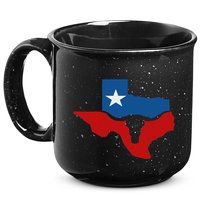 Texas State Flag 15oz Campfire Ceramic Mug