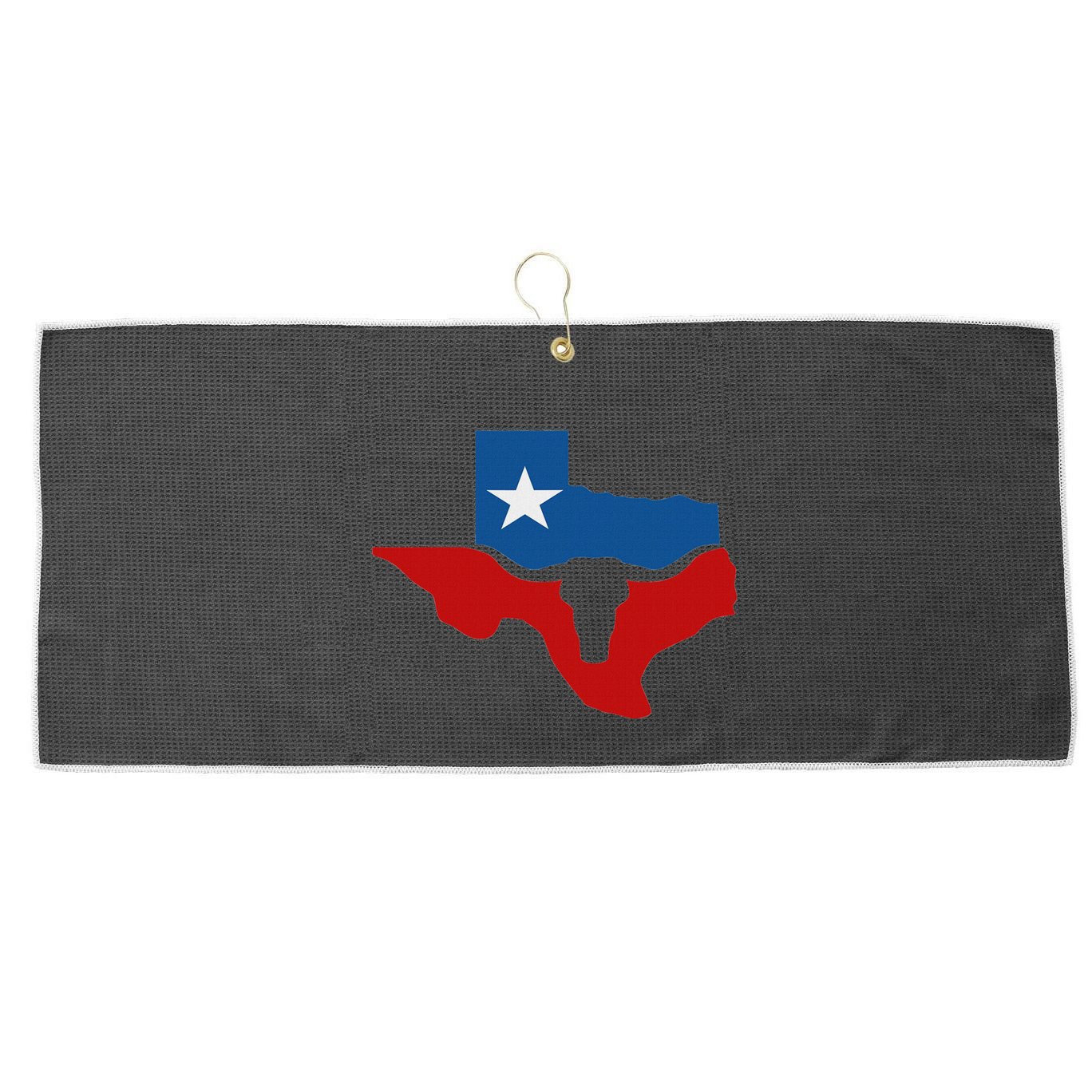 Texas State Flag Large Microfiber Waffle Golf Towel