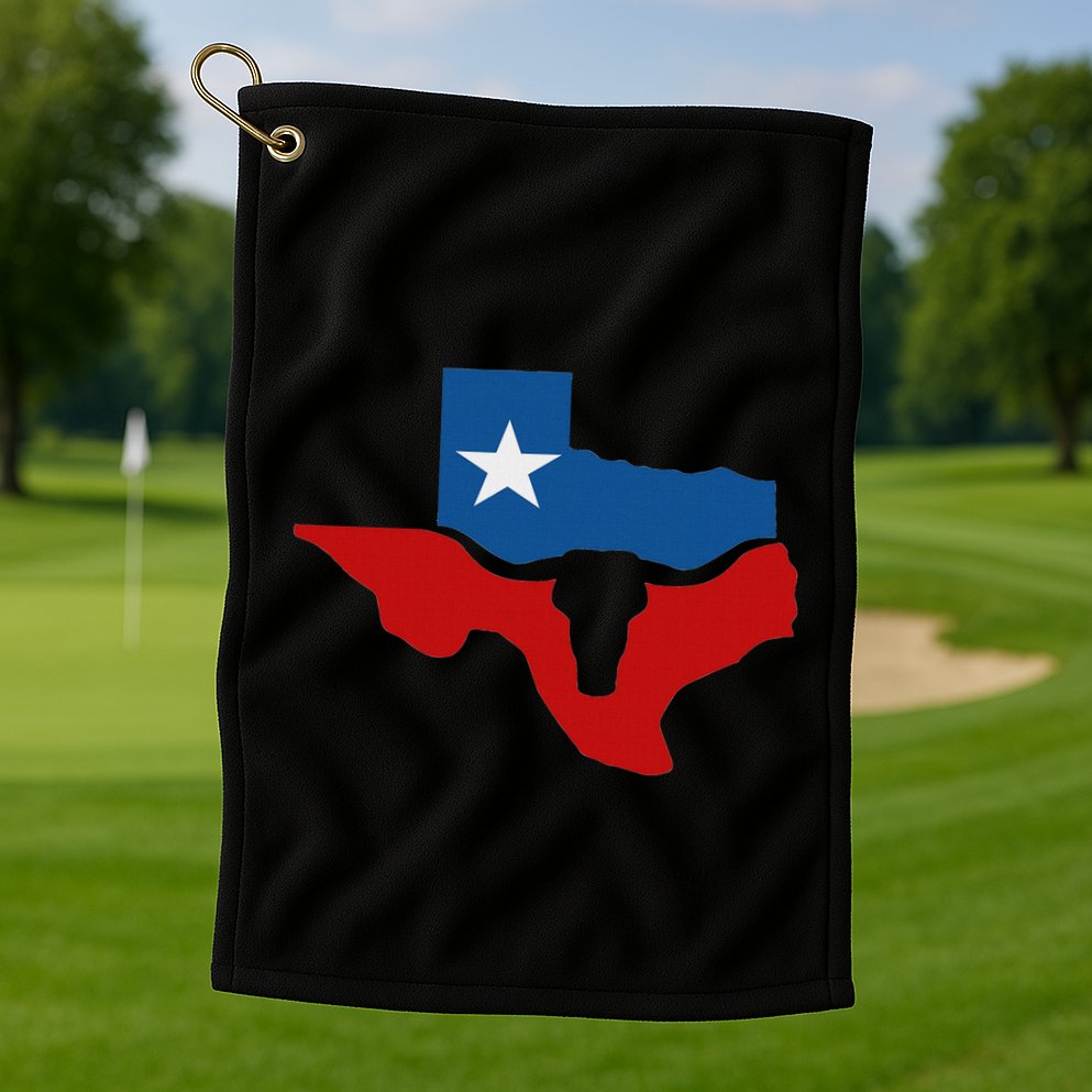 Texas State Flag Golf Towel