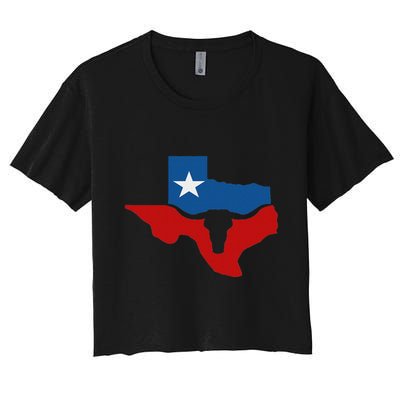 Texas State Flag Crop Top