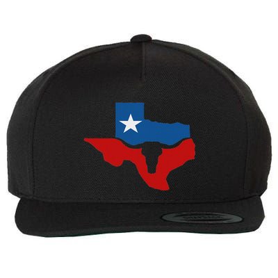 Texas State Flag Wool Snapback Cap