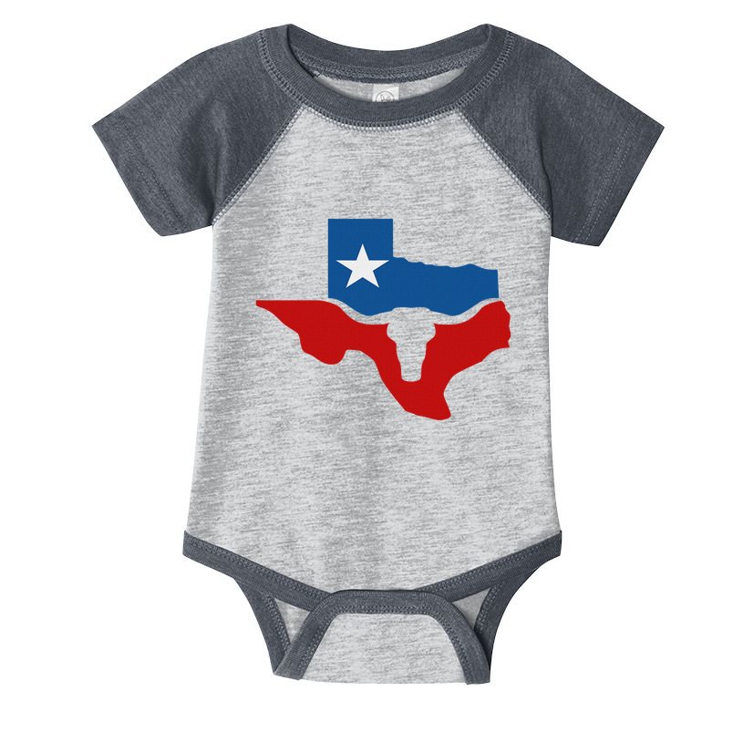 Texas State Flag Infant Baby Jersey Bodysuit
