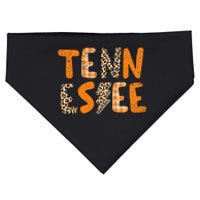 Tennessee State Flag Orange Plaid Leopard TN USA-Made Doggie Bandana