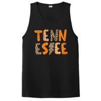 Tennessee State Flag Orange Plaid Leopard TN PosiCharge Competitor Tank