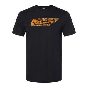 Tennessee Sports Fan Basketball In Knoxville State Outline Softstyle CVC T-Shirt