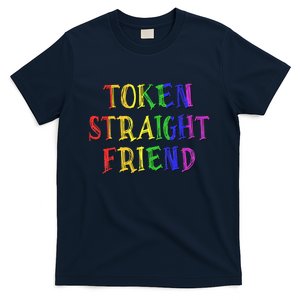 Token Straight Friend Rainbow Colors T-Shirt