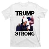 Trump Strong Fist Hand Us Vote Trump 2024 Survives Rally T-Shirt