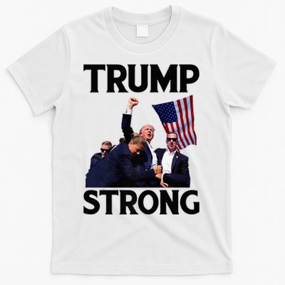 Trump Strong Fist Hand Us Vote Trump 2024 Survives Rally T-Shirt