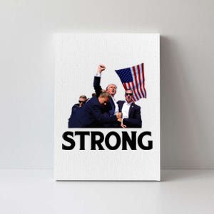 Trump Strong Fist Hand Us Vote Trump 2024 Survives Rally Canvas