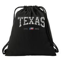 Texas State Flag Drawstring Bag