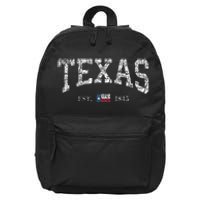 Texas State Flag 16 in Basic Backpack