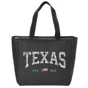 Texas State Flag Zip Tote Bag