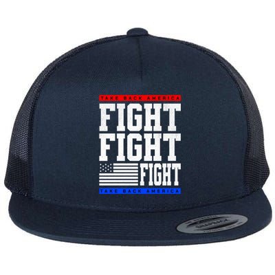 Trump Supporter Fight Merica Take It Back Election 2024 Gift Flat Bill Trucker Hat