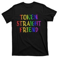 Token Straight Friend Rainbow Colors T-Shirt