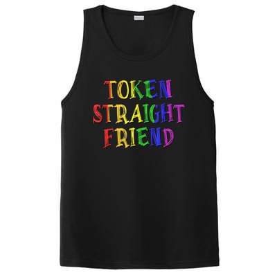 Token Straight Friend Rainbow Colors PosiCharge Competitor Tank