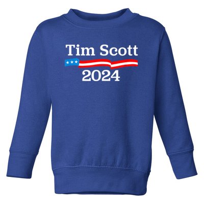 Tim Scott For President 2024 Election Toddler Sweatshirt