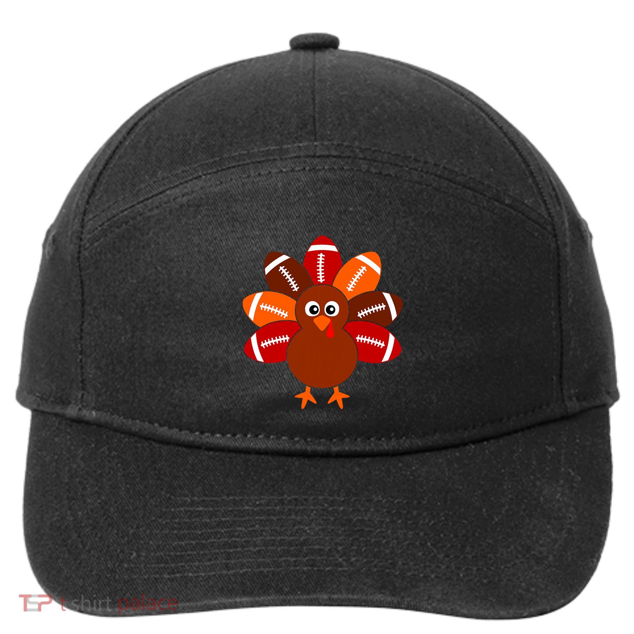Thanksgiving Shirts For Turkey Ball 7-Panel Snapback Hat