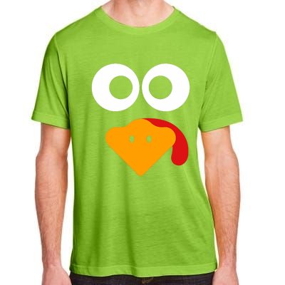 Thanksgiving Shirts For Turkey Face Family Adult ChromaSoft Performance T-Shirt