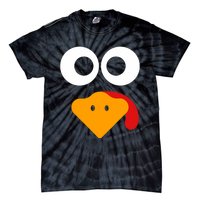 Thanksgiving Shirts For Turkey Face Family Tie-Dye T-Shirt