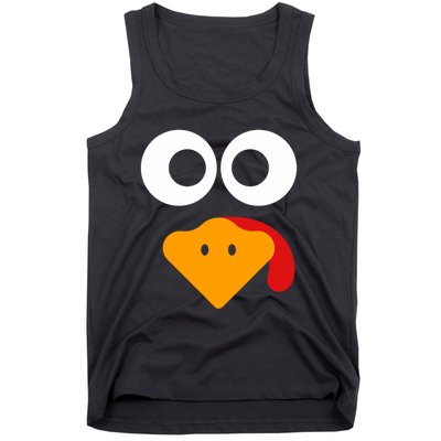 Thanksgiving Shirts For Turkey Face Family Tank Top