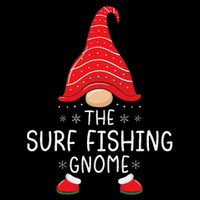 The Surf Fishing Gnome Xmas Family Matching Funny Christmas Impact Tech Backpack
