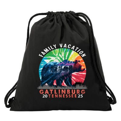 Travel Souvenir Family Vacation Tennessee Gatlinburg 2025 Great Gift Drawstring Bag