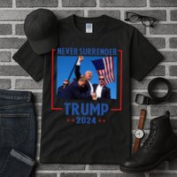 Trump Speech Fist In The Air Pennsylvania Trump 2024 Tall T-Shirt