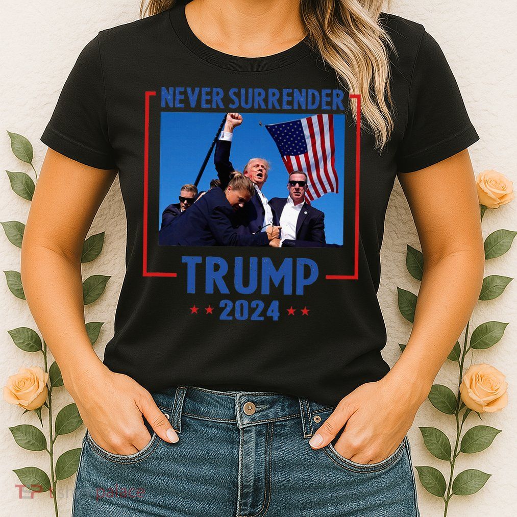 Trump Speech Fist In The Air Pennsylvania Trump 2024 Womens T-Shirt