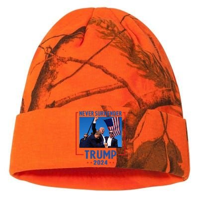 Trump Speech Fist In The Air Pennsylvania Trump 2024 Kati Licensed 12" Camo Beanie