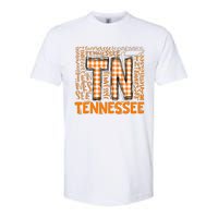 Tennessee State Flag Orange Plaid TN Softstyle CVC T-Shirt