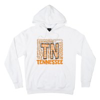 Tennessee State Flag Orange Plaid TN Hoodie