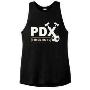 Timbers Soccer Fc Ladies PosiCharge Tri-Blend Wicking Tank