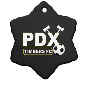 Timbers Soccer Fc Ceramic Star Ornament