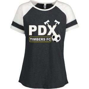 Timbers Soccer Fc Enza Ladies Jersey Colorblock Tee