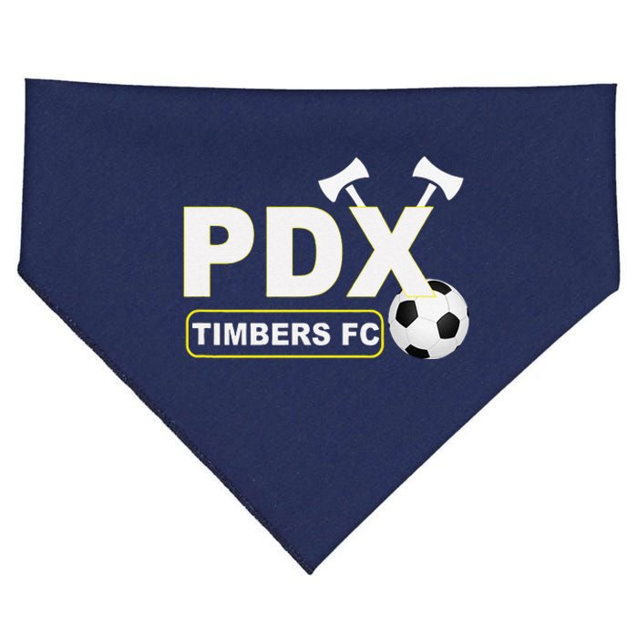 Timbers Soccer Fc USA-Made Doggie Bandana