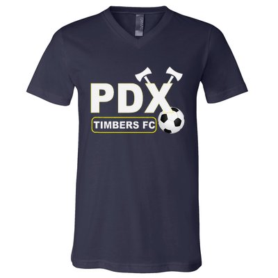 Timbers Soccer Fc V-Neck T-Shirt