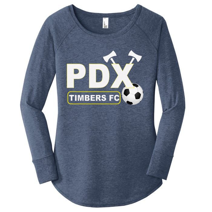 Timbers Soccer Fc Women's Perfect Tri Tunic Long Sleeve Shirt