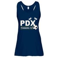 Timbers Soccer Fc Ladies Essential Flowy Tank