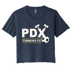 Timbers Soccer Fc Women's Crop Top Tee