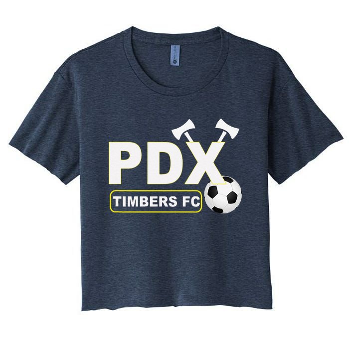 Timbers Soccer Fc Women's Crop Top Tee