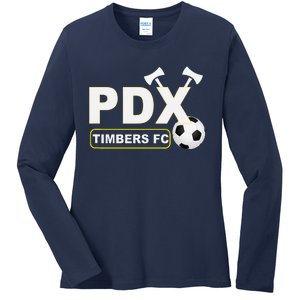 Timbers Soccer Fc Ladies Long Sleeve Shirt