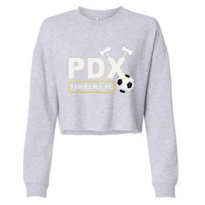 Timbers Soccer Fc Cropped Pullover Crew